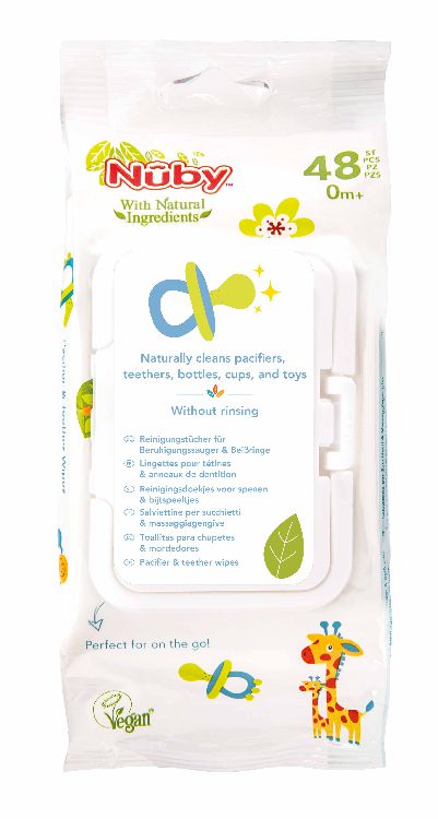 Schoonmaakdoekjes Nuby Pacifier and teether wipes