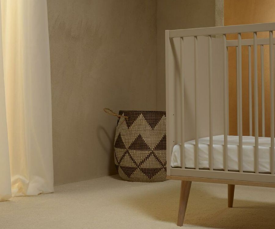 Bed Quax, Flow Natural Oak Clay, Flow Natural Oak Clay 60x120, babybed