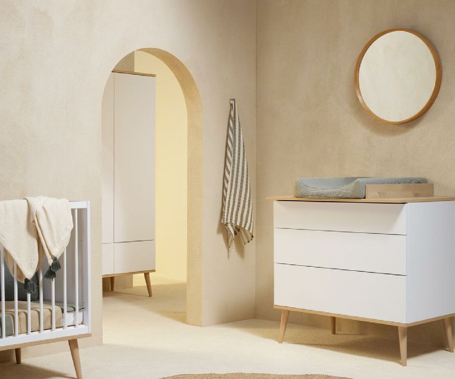 Commode Quax, Flow Natural Oak White