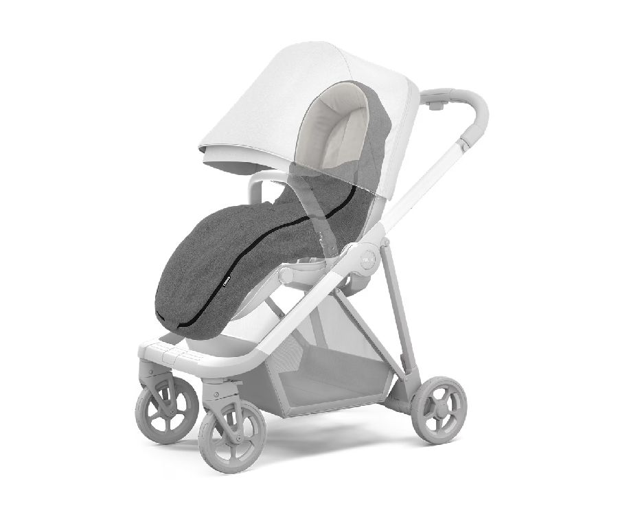 Voetenzak Thule Footmuff, geschikt voor wandelwagen/buggy/fietskar Thule Glide 2/Urban Glide 2/Urban Glide 2 Double/Urban Glide 3/Urban Glide 3 Double/Urban Glide 4-wheel/Sleek/Spring/Shine/Coaster XT 2/Courier 2/Chariot Cab/Chariot Cab 2/Chariot Lite 1/Chariot Lite 2/Chariot Cross 1 G3/Chariot Cross 2 G3/Chariot Sport 1 G3/Chariot Sport 2 G3