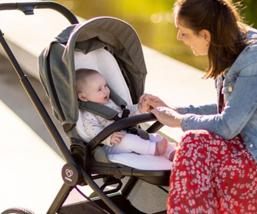 Inlegkussen Pericles, geschikt voor wandelwagen Pericles Crios/Crios 2.0/Crios 3.0 | Square latte